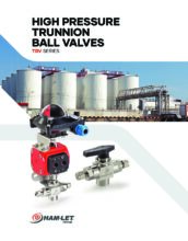 TBV Trunnion Ball Valves Catalog - Kulový kohout TBV