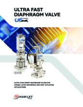 Ultra Fast Diaphragm Valve UF catalog - Ultračisté membránové ventily HAM-LET