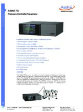 Additel 793 datasheet - Vysokorychlostní hydraulický regulátor tlaku Additel 793