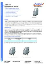 Moduly Additel 151 datasheet - Vysokorychlostní pneumatický regulátor tlaku Additel 783