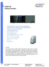 Additel 783 datasheet - Vysokorychlostní pneumatický regulátor tlaku Additel 783