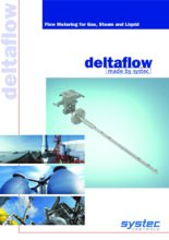 Přehledový katalog deltaflow - deltaflow – průměrovací Pitotova trubice pro měření průtoku páry, plynu a kapalin