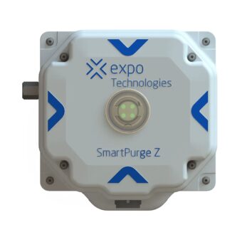 SmartPurge Z – automatický systém provětrání a přetlaku (pohled zepředu)