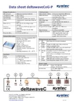 deltawaveCoG-P katalogový list - deltawaveC – přenosný ultrazvukový průtokoměr