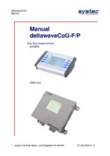 deltawaveCoG Manual - deltawaveC – přenosný ultrazvukový průtokoměr