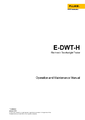Manuál Fluke E-DWT - Elektronický regulátor/kalibrátor tlaku E-DWT-H™