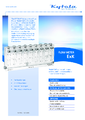 Model ExK - Akrylátové plovákové průtokoměry pro nízké průtoky