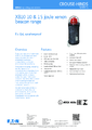 Katalogový list maják XB10 - Nevýbušný xenonový zábleskový maják XB10