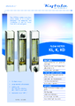 Modely KL, K, KD - Průmyslové plovákové průtokoměry pro vysoké průtoky