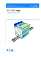 Návod k instalaci MTL5500 - MTL5500 – Galvanické oddělovače Ex ia