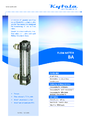Model BA - Akrylátové plovákové průtokoměry pro nízké průtoky