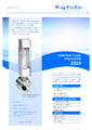 Model 2914 - Regulátory konstantního průtoku