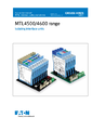 Návod k instalaci MTL4500, 4600 - MTL4600 – Galvanické oddělovače